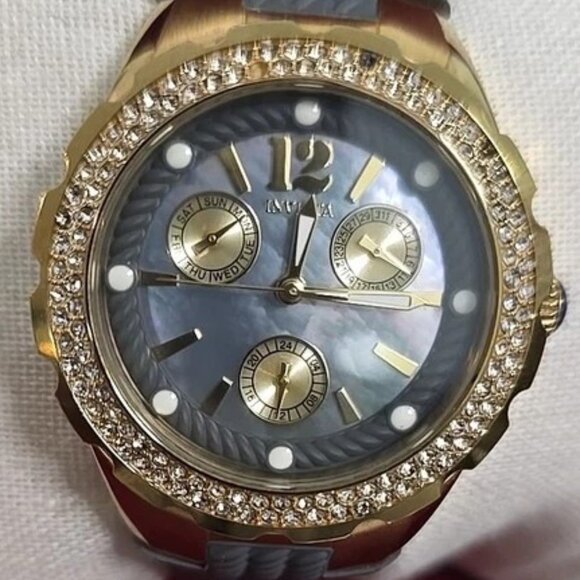 Invicta Angel Women\'s Gold Tone Stainless Multifunction Quartz Watch 29088 main image 4